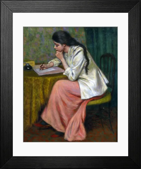 Framed Print : A Letter. Private Collection Framed Print : A Letter. Private Collection