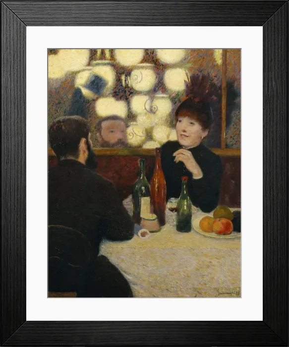 Framed Print : At the Cafe de la Nouvelle Athenes Framed Print : At the Cafe de la Nouvelle Athenes
