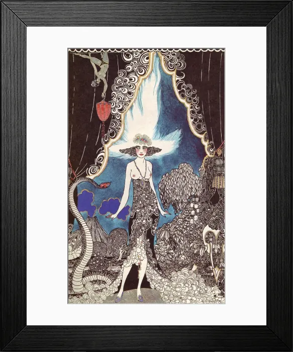 Framed Print : Illustration for The Rubaiyat of Omar Khayyam Framed Print : Illustration for The Rubaiyat of Omar Khayyam