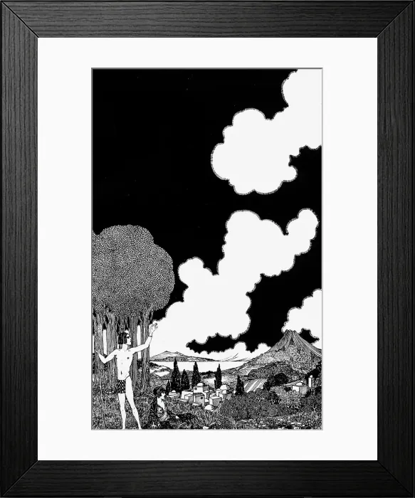 Framed Print : Illustration for The Rubaiyat of Omar Khayyam Framed Print : Illustration for The Rubaiyat of Omar Khayyam