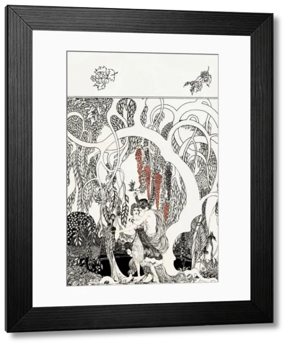 Framed Print : Illustration for The Rubaiyat of Omar Khayyam Framed Print : Illustration for The Rubaiyat of Omar Khayyam