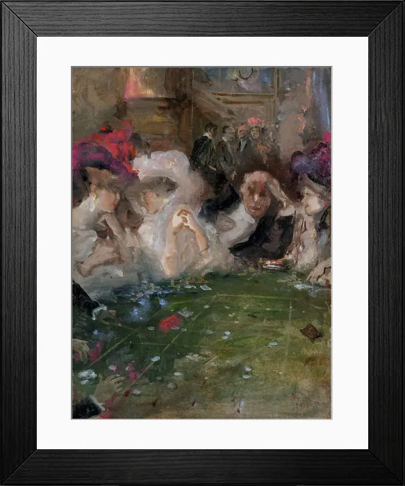 Framed Print : Professional Roulette Gamblers Framed Print : Professional Roulette Gamblers