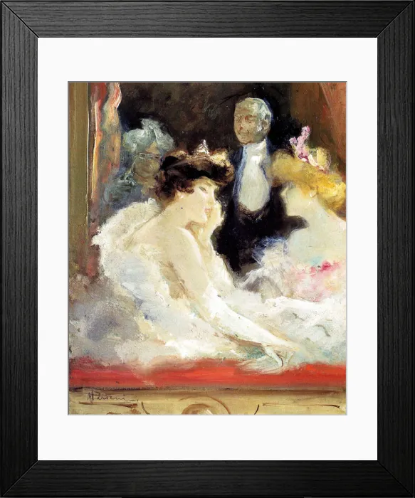Framed Print : At a box of the Teatro alla Scala Framed Print : At a box of the Teatro alla Scala