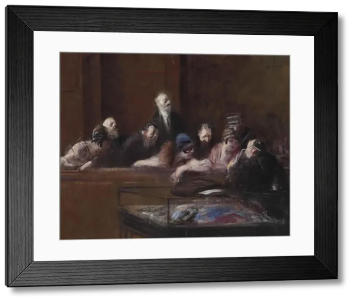 Framed Print : A court scene Framed Print : A court scene