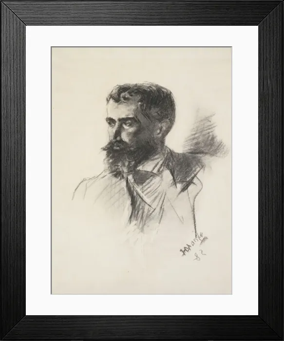 Framed Print : Portrait of Count Alphonse Charles de Toulouse-Lautrec-Monfa (1838-1913) Framed Print : Portrait of Count Alphonse Charles de Toulouse-Lautrec-Monfa (1838-1913)