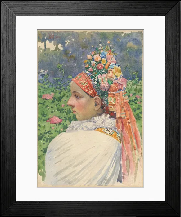 Framed Print : Slovak Bride Framed Print : Slovak Bride