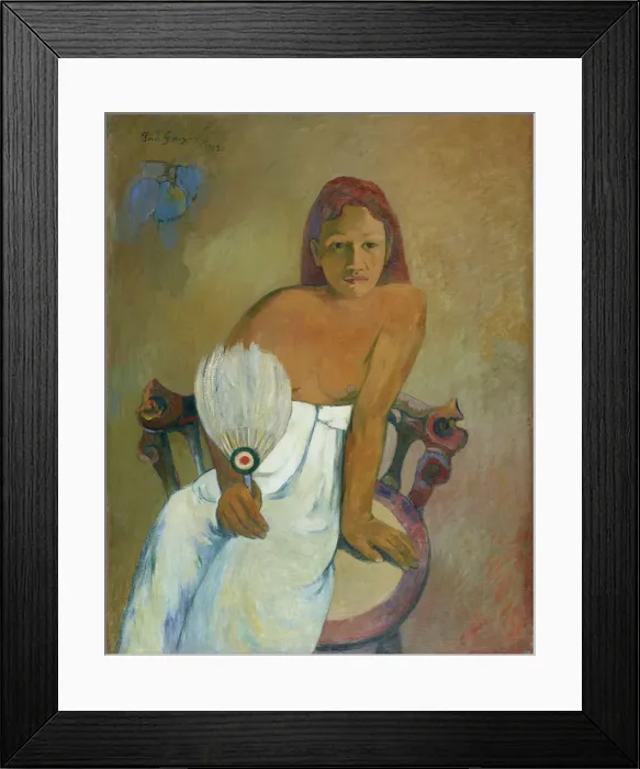 Framed Print : Woman with a Fan Framed Print : Woman with a Fan