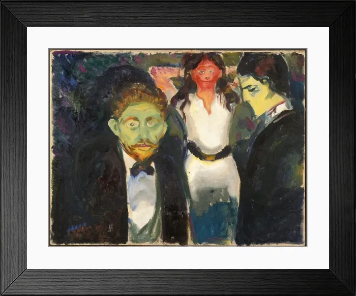 Framed Print : Jealousy. Found in the Collection of Munch Museum, Oslo Framed Print : Jealousy. Found in the Collection of Munch Museum, Oslo
