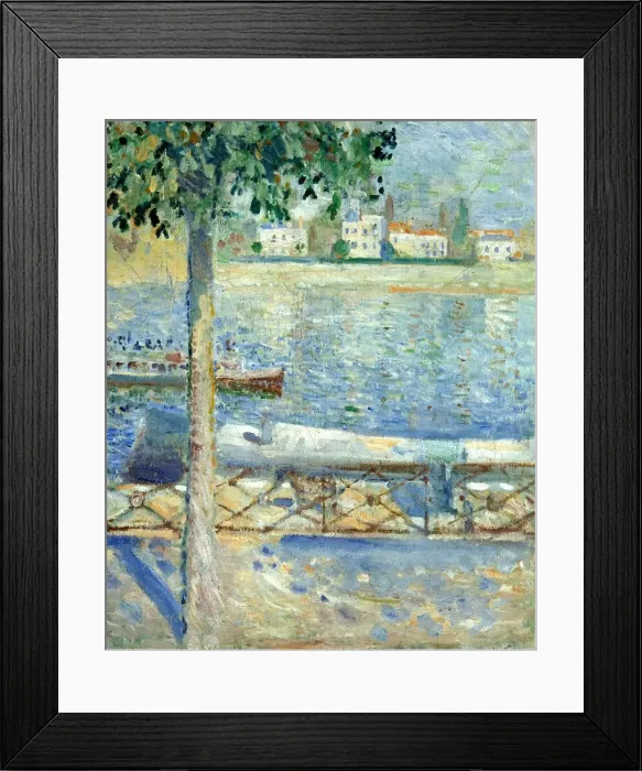 Framed Print : The Seine at Saint-Cloud Framed Print : The Seine at Saint-Cloud