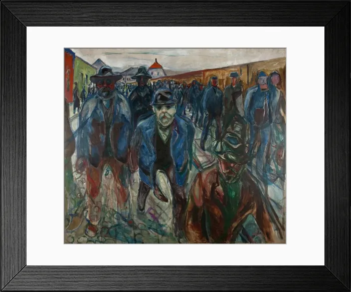 Framed Print : Workers on their Way Home Framed Print : Workers on their Way Home