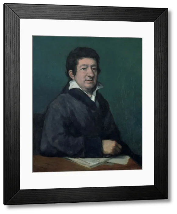 Framed Print : Portrait of the Poet Leandro Fernandez de Moratin (1760-1828) Framed Print : Portrait of the Poet Leandro Fernandez de Moratin (1760-1828)