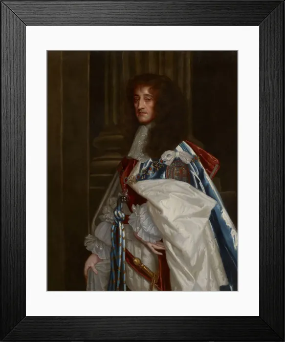 Framed Print : Portrait of Prince Rupert of the Rhine (1619-1682), wearing the robes of the Order of the Garter Framed Print : Portrait of Prince Rupert of the Rhine (1619-1682), wearing the robes of the Order of the Garter