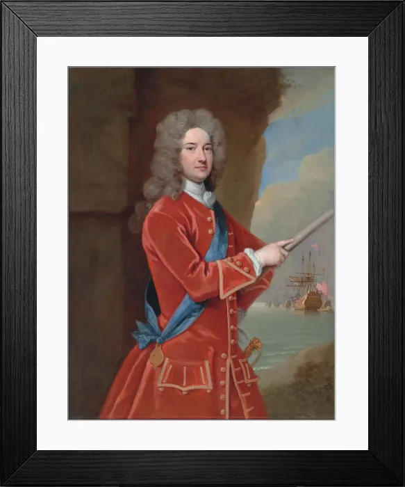 Framed Print : Portrait of the Vice-Admiral James Berkeley, 3rd Earl of Berkeley (1680-1736) Framed Print : Portrait of the Vice-Admiral James Berkeley, 3rd Earl of Berkeley (1680-1736)