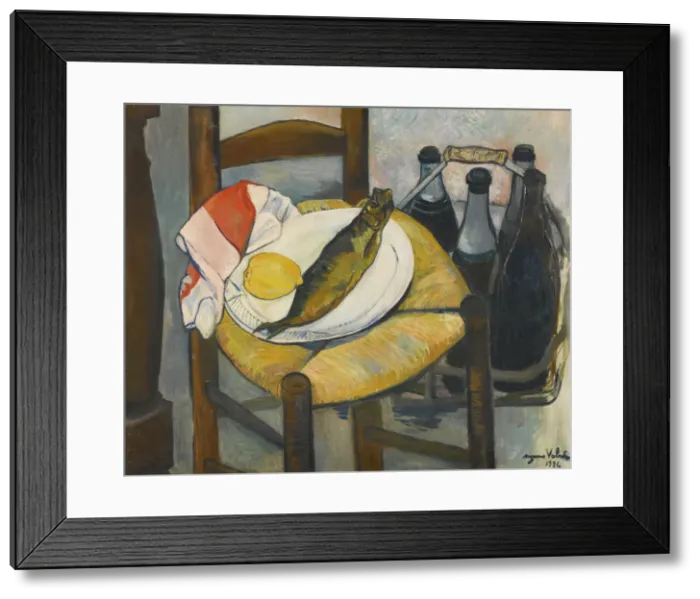 Framed Print : Still Life with herring Framed Print : Still Life with herring