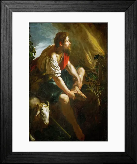 Framed Print : Moses before the Burning Bush Framed Print : Moses before the Burning Bush
