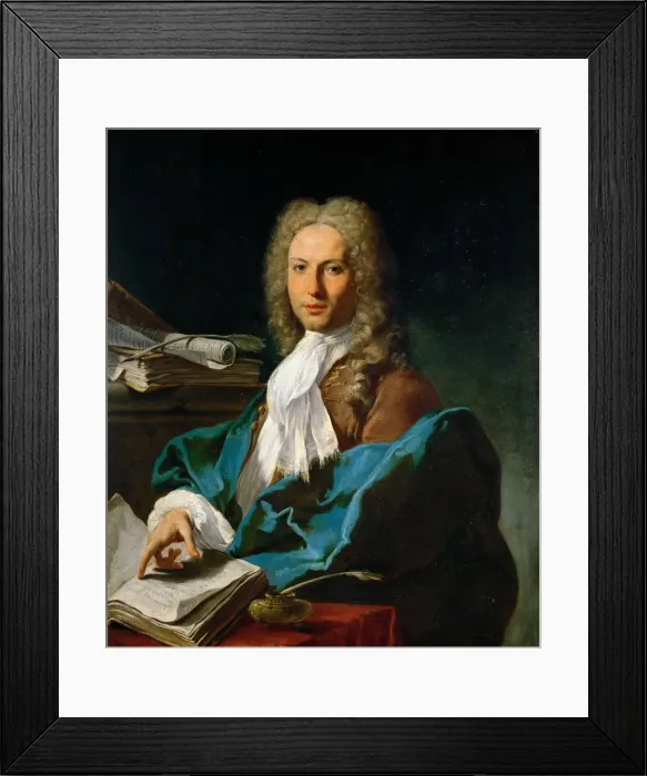 Framed Print : Portrait of a mathematican Framed Print : Portrait of a mathematican