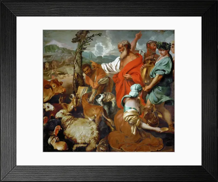 Framed Print : The Animals Board Noahs Ark Framed Print : The Animals Board Noahs Ark