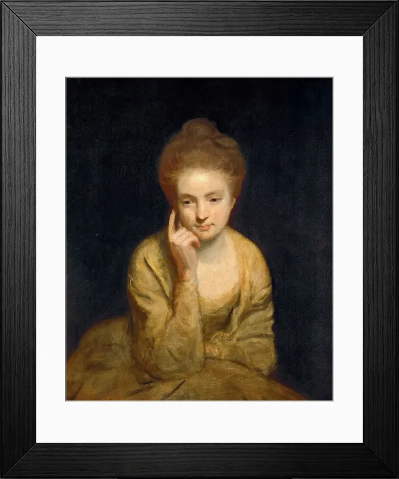 Framed Print : Portrait Study of a Young Lady Framed Print : Portrait Study of a Young Lady