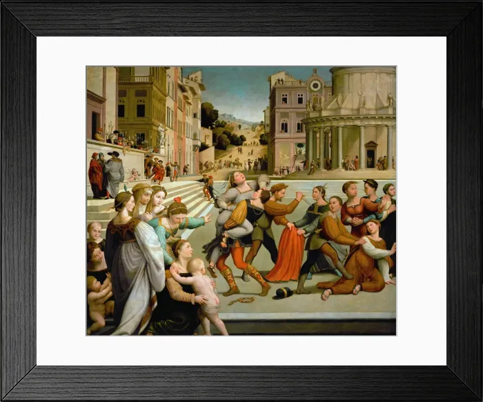 Framed Print : The abduction of Dinah Framed Print : The abduction of Dinah