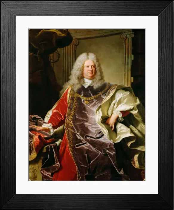Framed Print : Portrait of Count Philipp Ludwig Wenzel von Sinzendorf (1671-1742) Framed Print : Portrait of Count Philipp Ludwig Wenzel von Sinzendorf (1671-1742)