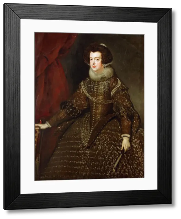 Framed Print : Portrait of Elisabeth of France (1602-1644), Queen consort of Spain Framed Print : Portrait of Elisabeth of France (1602-1644), Queen consort of Spain