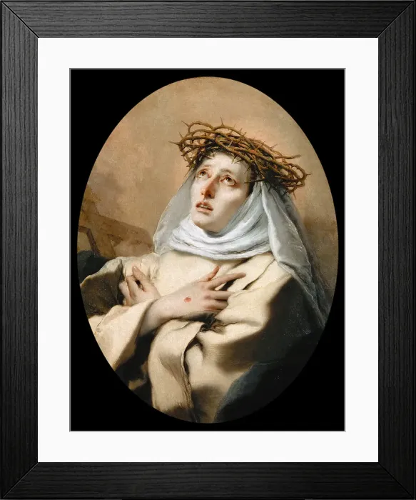 Framed Print : Saint Catherine of Siena Framed Print : Saint Catherine of Siena