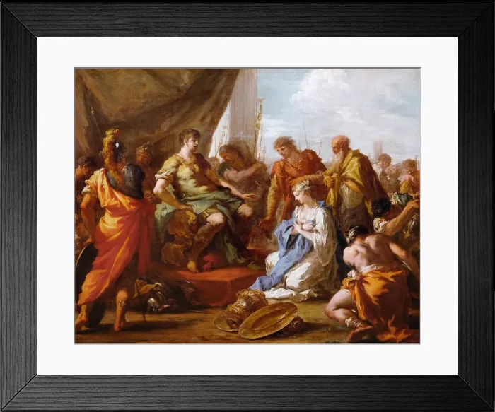 Framed Print : The Continence of Scipio Framed Print : The Continence of Scipio