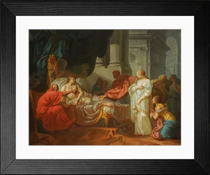 Framed Print : Erasistratus Discovering the Cause of Antiochus Disease Framed Print : Erasistratus Discovering the Cause of Antiochus Disease