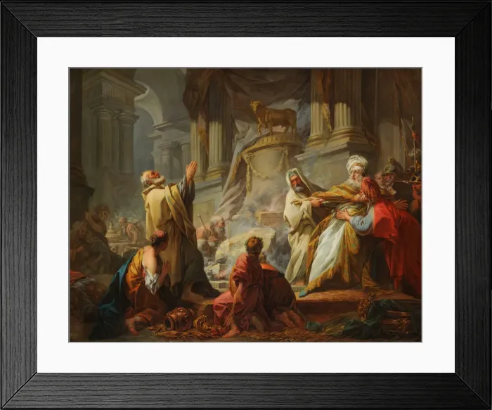 Framed Print : Jeroboam Sacrificing to Idols Framed Print : Jeroboam Sacrificing to Idols