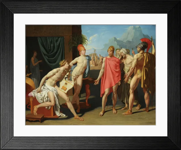 Framed Print : Achilles Receiving the Ambassadors of Agamemnon Framed Print : Achilles Receiving the Ambassadors of Agamemnon