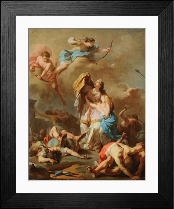 Framed Print : Apollo and Diana Punishing Niobe by Killing her Children Framed Print : Apollo and Diana Punishing Niobe by Killing her Children