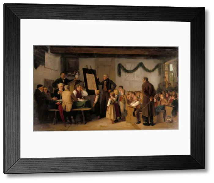 Framed Print : The school exam Framed Print : The school exam