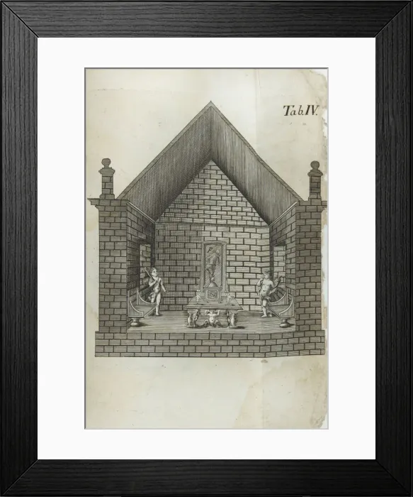 Framed Print : Ice castle built for Empress Anna Ioannovna during the Month of January of the Year 1740 Framed Print : Ice castle built for Empress Anna Ioannovna during the Month of January of the Year 1740