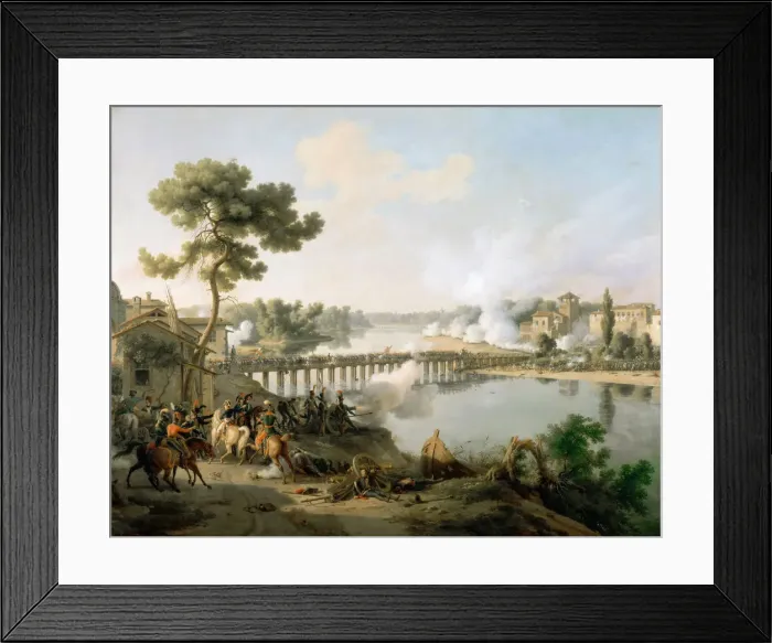 Framed Print : The Battle of Lodi on 10 May 1796 Framed Print : The Battle of Lodi on 10 May 1796