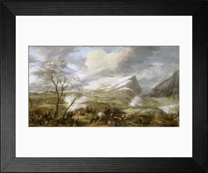 Framed Print : The battle of Rivoli on 14 January 1797 (Detail) Framed Print : The battle of Rivoli on 14 January 1797 (Detail)