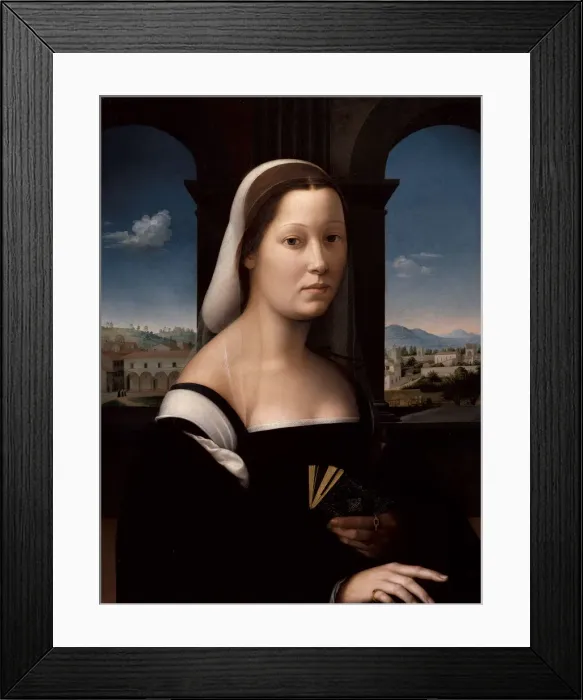 Framed Print : Donna velata (La Monaca) Framed Print : Donna velata (La Monaca)