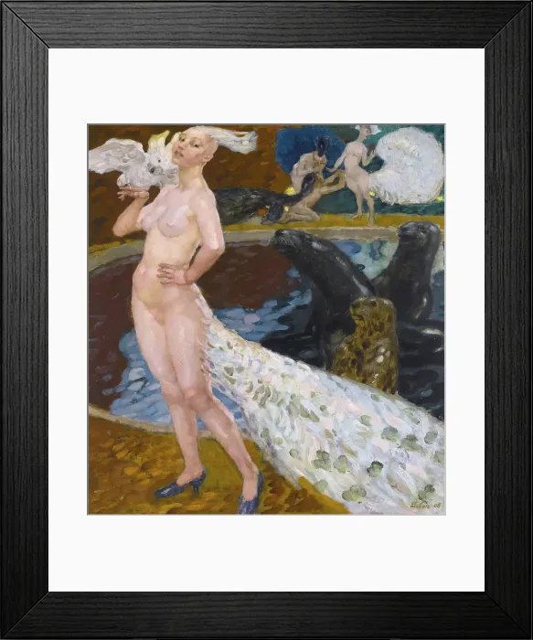 Framed Print : The Enchanted Garden Framed Print : The Enchanted Garden
