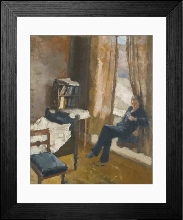 Framed Print : Andreas Reading Framed Print : Andreas Reading