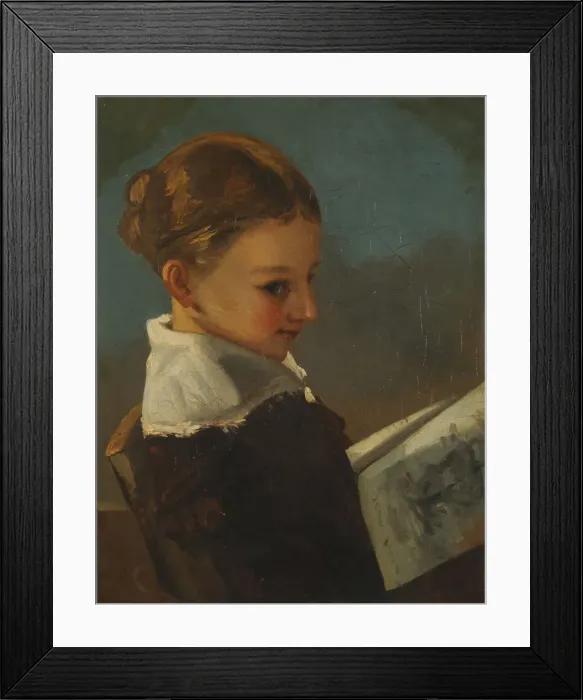 Framed Print : Julieta Courbet at ten years old Framed Print : Julieta Courbet at ten years old