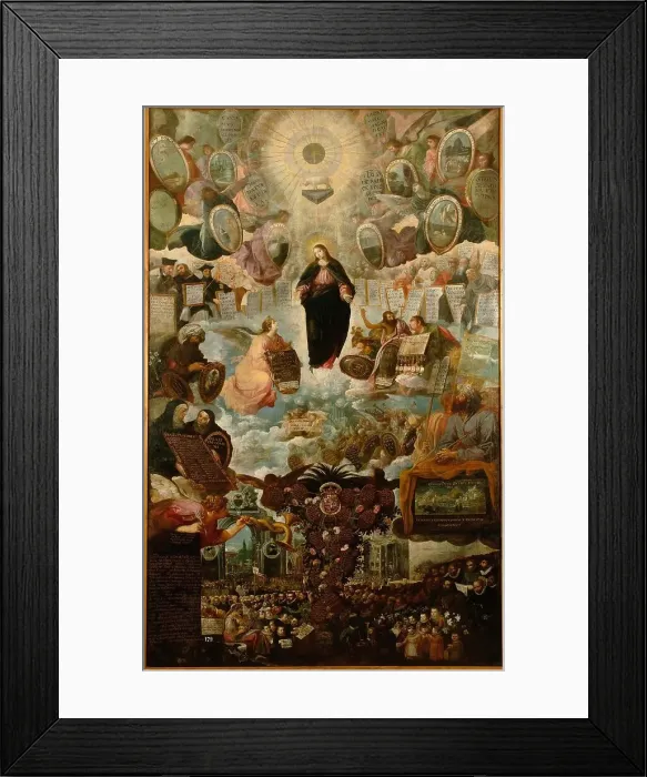 Framed Print : Allegory of the Immaculate Conception