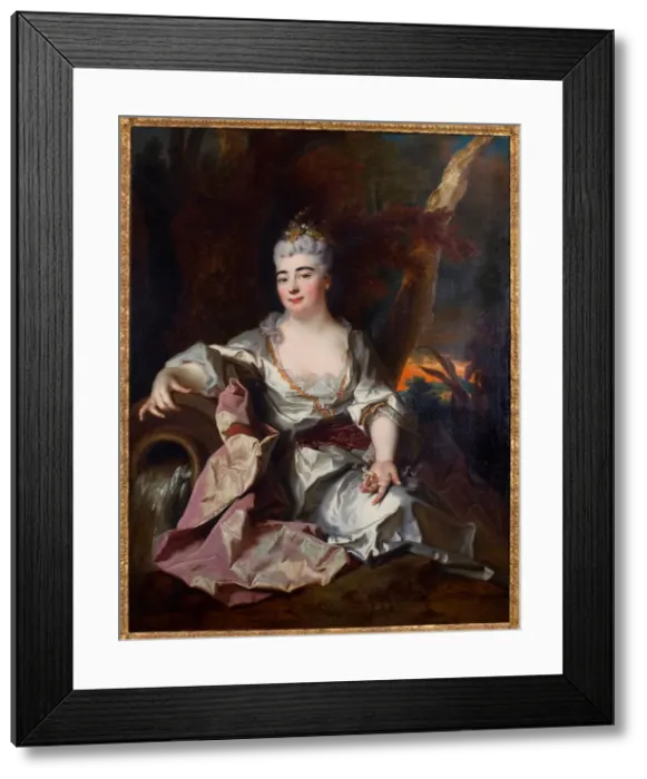 Framed Print : Marie Louise Elisabeth de Bourbon-Orleans (1695-1719), Duchess of Berry Framed Print : Marie Louise Elisabeth de Bourbon-Orleans (1695-1719), Duchess of Berry