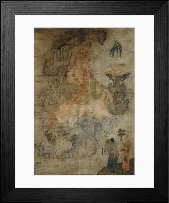 Framed Print : Water and Moon Kuan-Yin Framed Print : Water and Moon Kuan-Yin