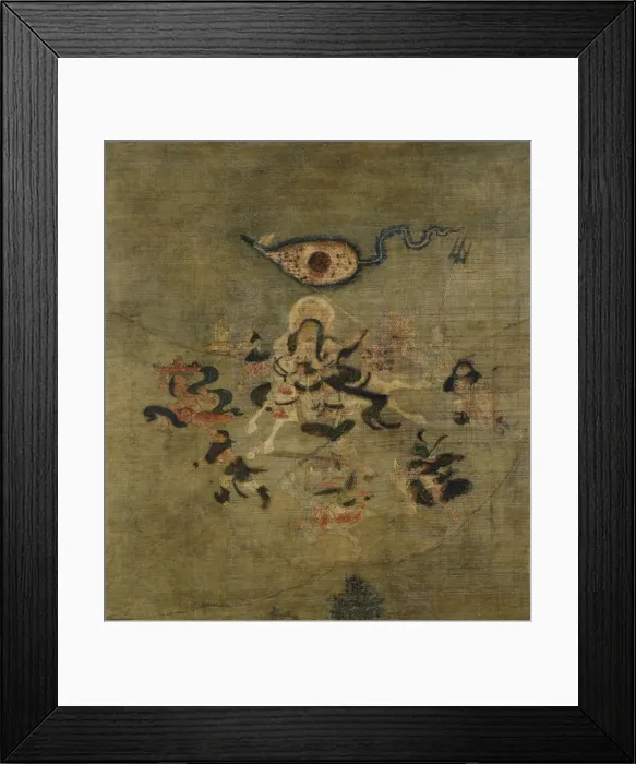 Framed Print : Vaisravana Bishamonten, the Guardian of the North Framed Print : Vaisravana Bishamonten, the Guardian of the North