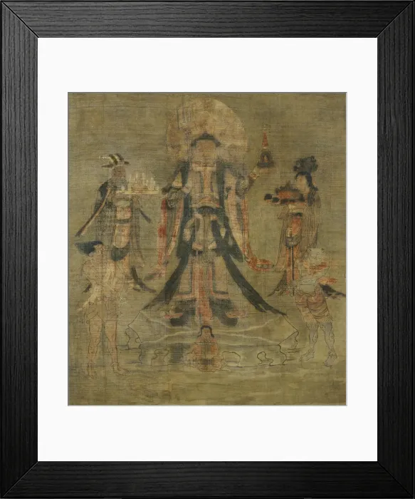 Framed Print : Vaisravana Bishamonten, the Guardian of the North Framed Print : Vaisravana Bishamonten, the Guardian of the North