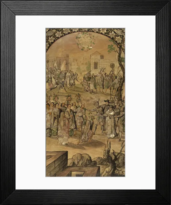Framed Print : The Conquest of Mexico by Hernan Cortes Framed Print : The Conquest of Mexico by Hernan Cortes