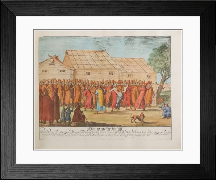 Framed Print : Punishment with a Great Knout Framed Print : Punishment with a Great Knout