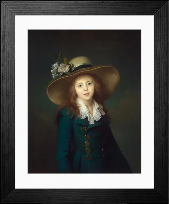 Framed Print : Girl with a Hat Framed Print : Girl with a Hat