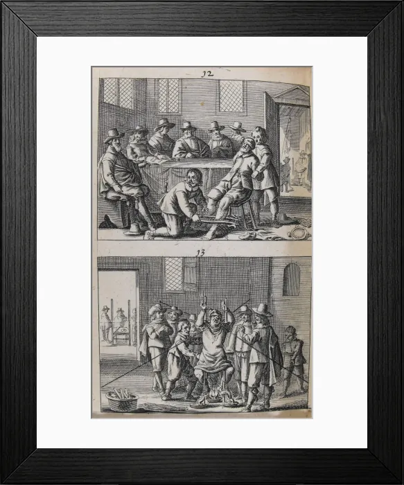 Framed Print : Witch trials. From: Abraham Paling, T afgerukt mom-aansight der tooverye? Framed Print : Witch trials. From: Abraham Paling, T afgerukt mom-aansight der tooverye?