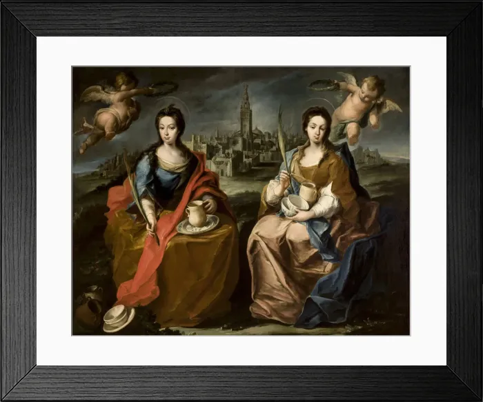 Framed Print : Saints Justa and Rufina Framed Print : Saints Justa and Rufina