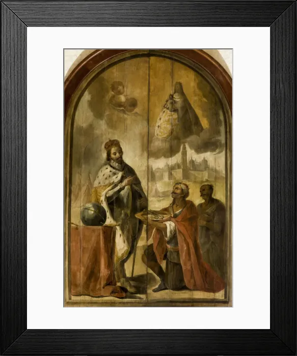 Framed Print : Moorish king Axataf handed the keys of the city to King Ferdinand Framed Print : Moorish king Axataf handed the keys of the city to King Ferdinand